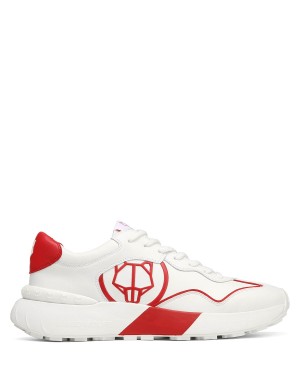 Sneakers Naked Wolfe Drought Uomo Bianche Rosse | PBT3751QA