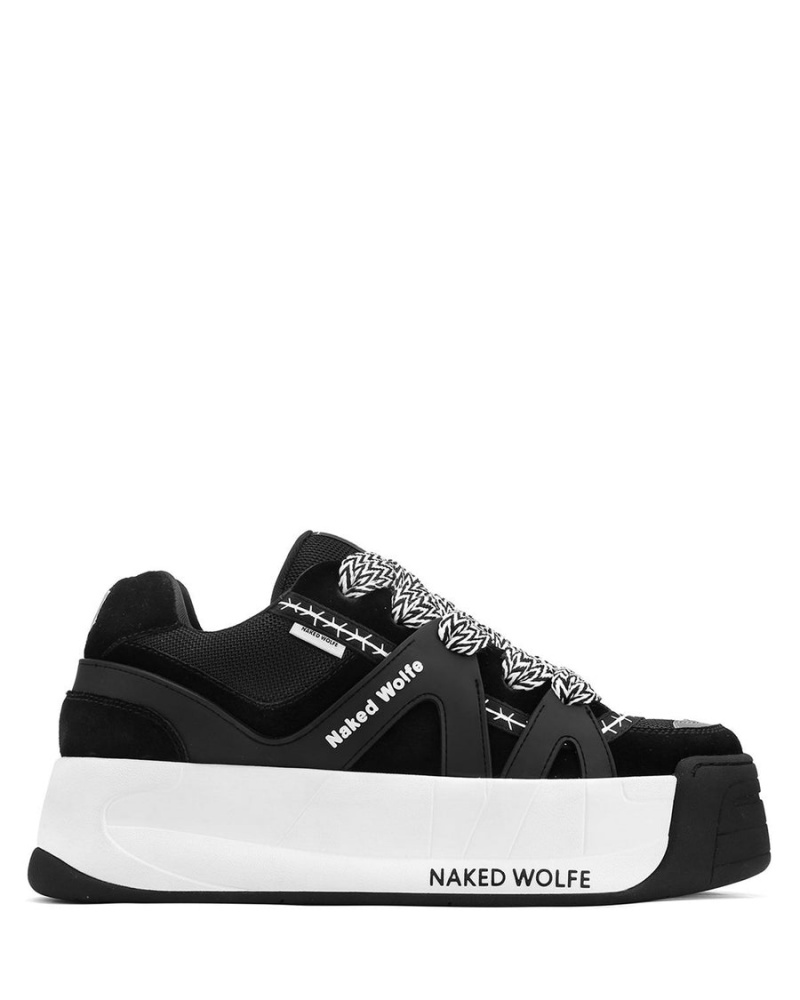 Sneakers Naked Wolfe Ciabatte Uomo Nere | TEM3479CL