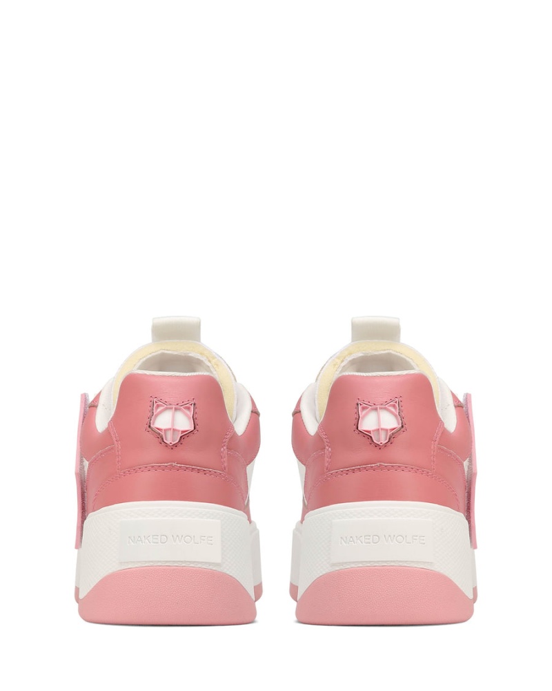 Sneakers Naked Wolfe City Baby Donna Rosa Bianche | CVL2494UX