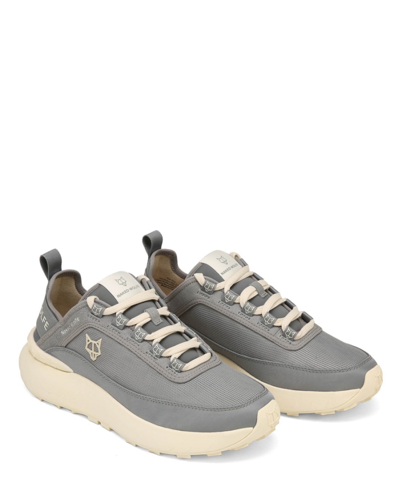 Sneakers Naked Wolfe Drip Nylon Uomo Grigie | UVY8028TQ