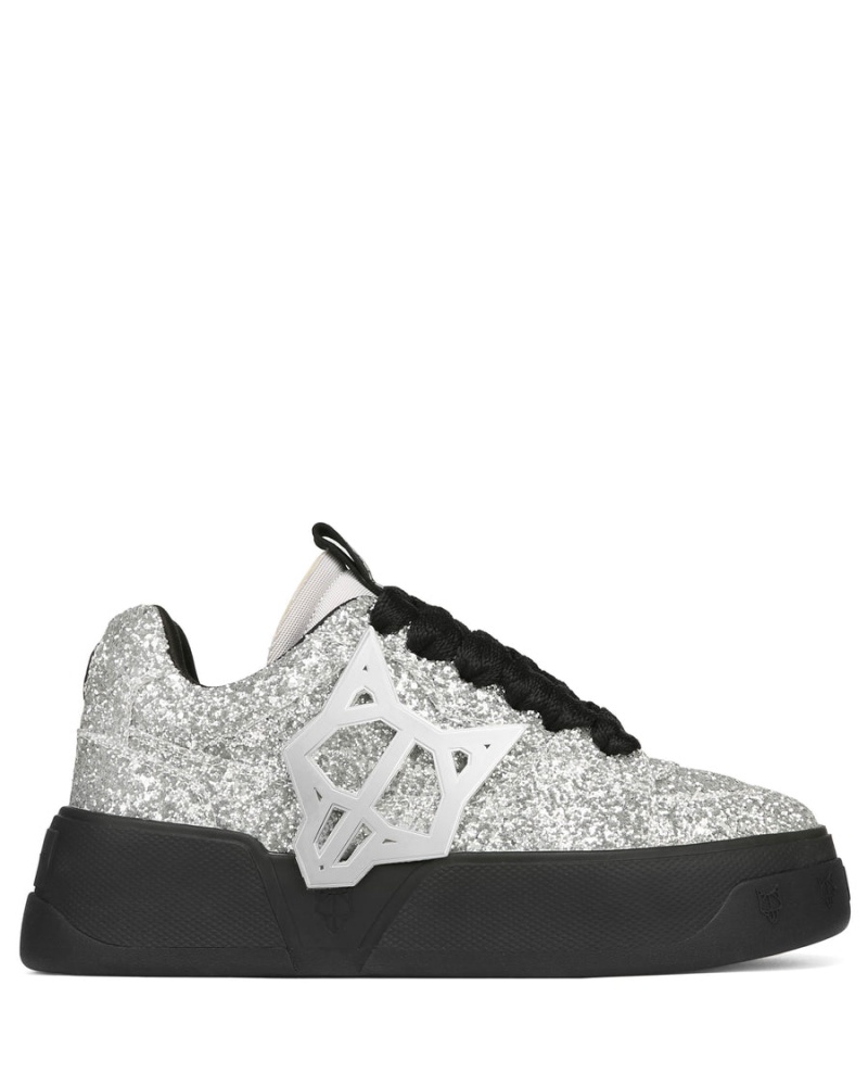 Sneakers Naked Wolfe Kosa Uomo Argento Nere | YGF7890DL