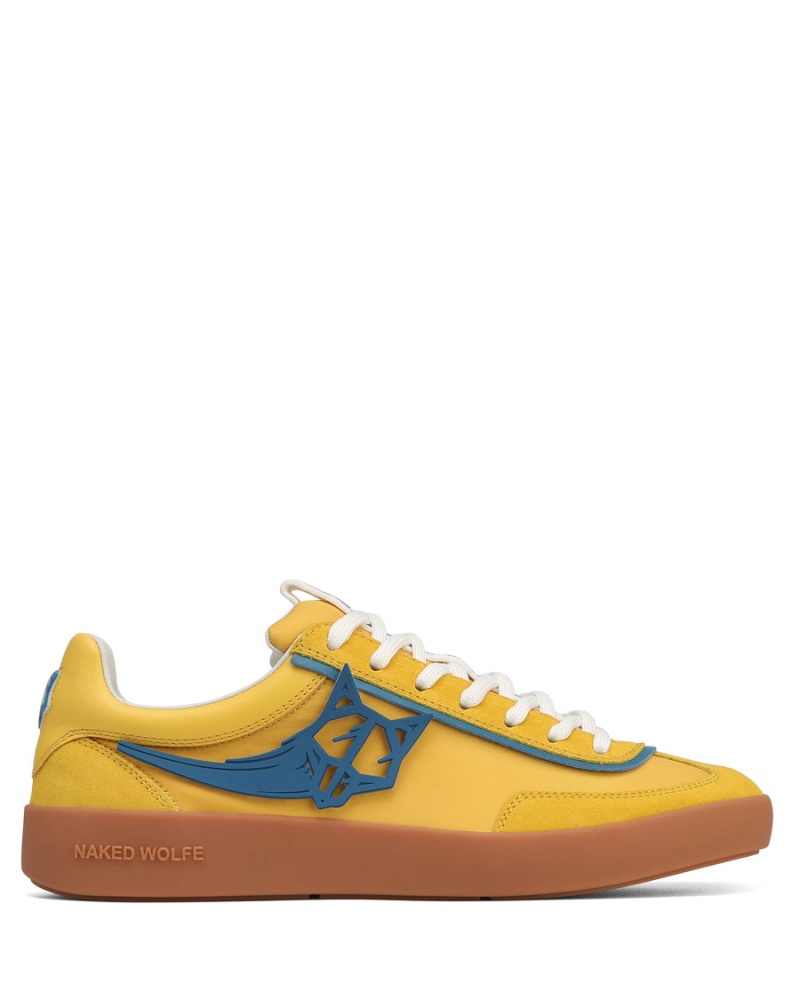 Sneakers Naked Wolfe Palm Nylon Uomo Gialle | ENY4220WL