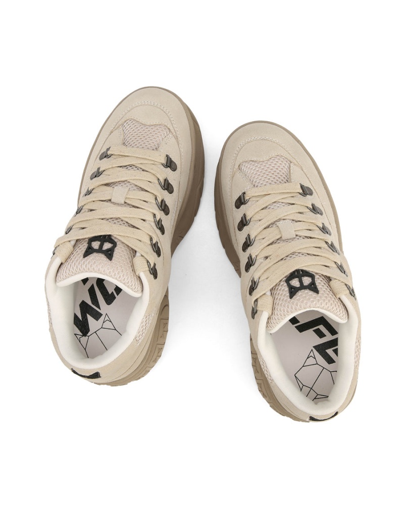 Sneakers Naked Wolfe Slash Kid Scamosciate Donna Khaki Chiaro | LMA6172TB