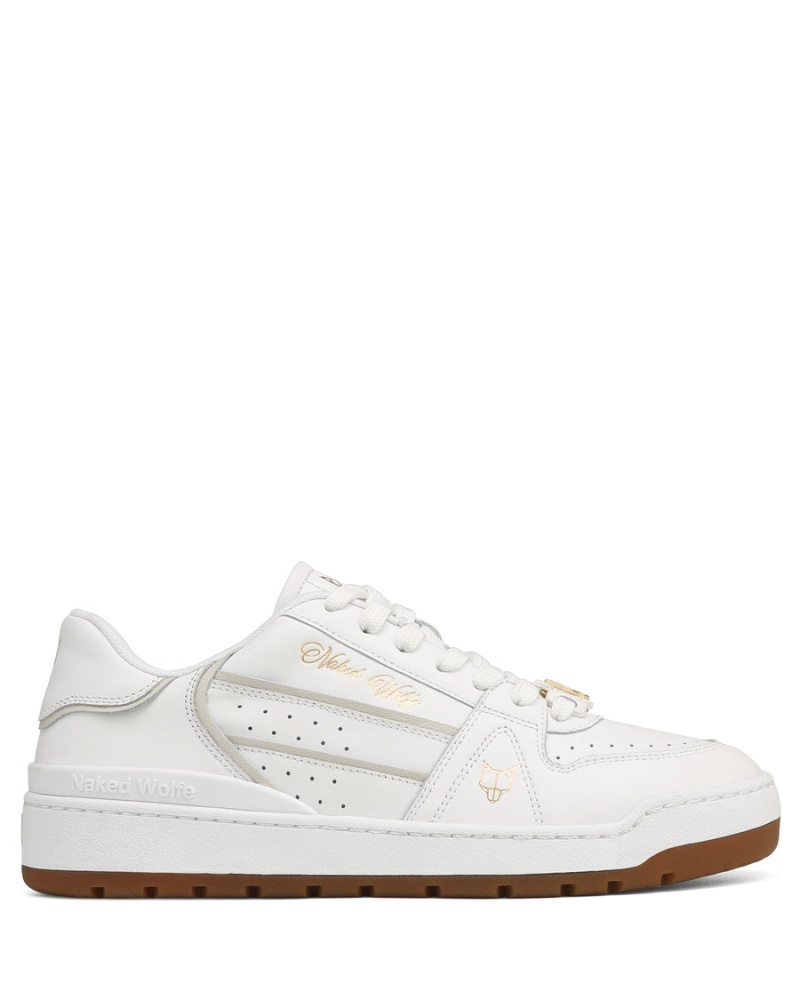 Sneakers Naked Wolfe Strand Pelle Donna Bianche | YBQ9649EG